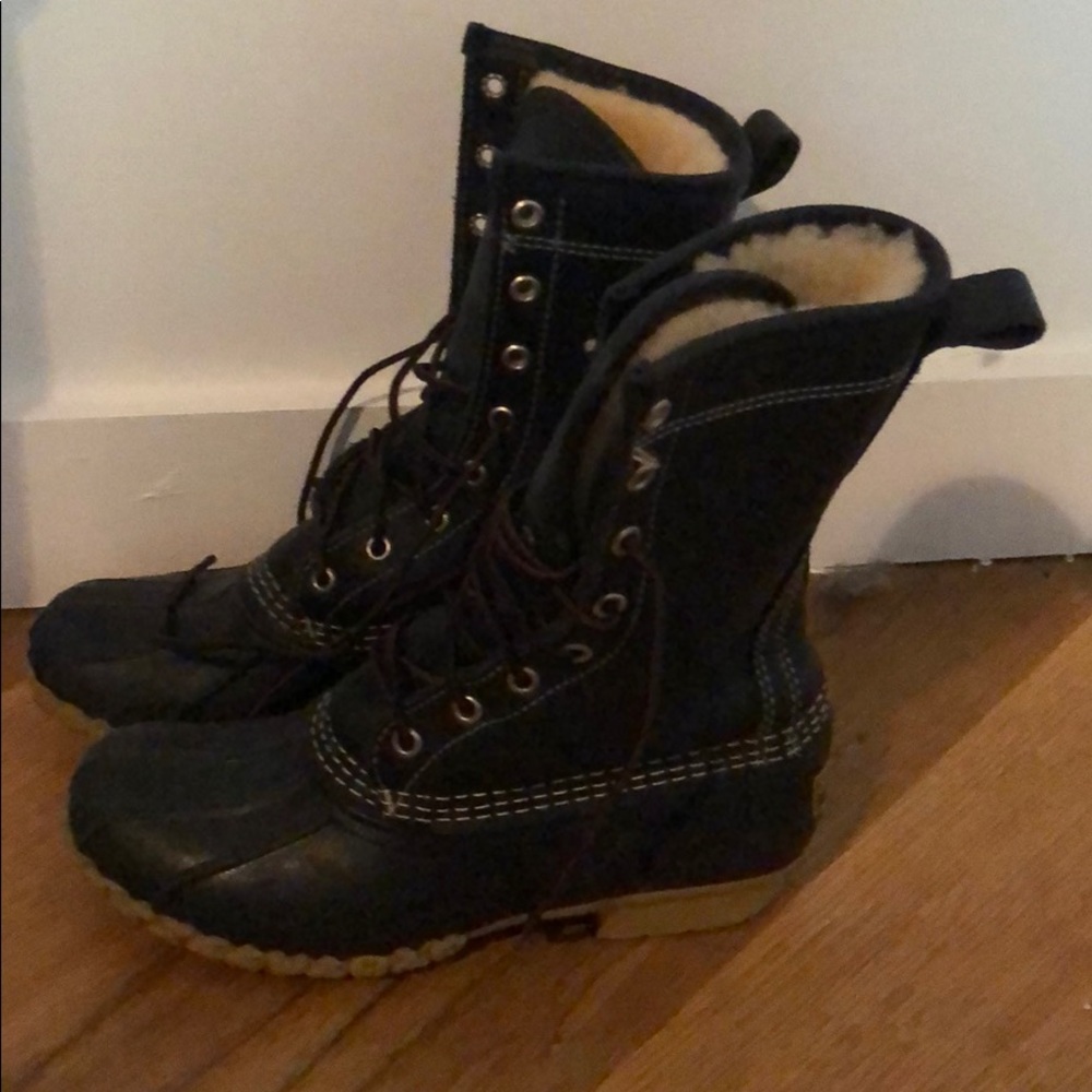 LL Bean Shearling Boot